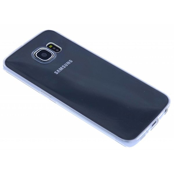 OU case Ou Case Transparant Ultra thin Siliconen TPU Hoesje Geschikt voor Samsung Galaxy S6 Edge Plus