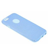 Merkloos Blauw Glitter TPU Hoesje iPhone 6 / 6S