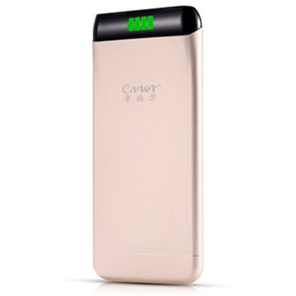 Cager Cager S15 Power Bank 6000 mAh 2USB Port Goud