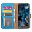 Merkloos Samsung Galaxy S9 Booktype / Portemonnee TPU Lederen Hoesje Blauw