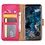 Merkloos Samsung Galaxy S9 Booktype / Portemonnee TPU Lederen Hoesje Roze