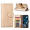 Merkloos Samsung Galaxy S9 Booktype / Portemonnee TPU Lederen Hoesje Goud