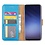 Merkloos Samsung Galaxy S9 Plus Booktype / Portemonnee TPU Lederen Hoesje Blauw