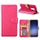 Merkloos Samsung Galaxy S9 Plus Booktype / Portemonnee TPU Lederen Hoesje Roze