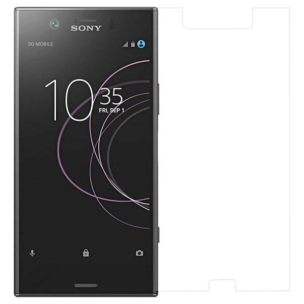 Merkloos 2 Pack - Sony Xperia XZ1 Compact glazen Tempered Glass / Screenprotector  (0.3mm)