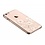 Merkloos Devia Champagne Goud Crystal Rococo PC Transparant Back Cover Hoesje iPhone 6 / 6S Plus