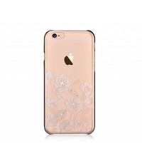 Merkloos Devia Champagne Goud Crystal Rococo PC Transparant backcover Hoesje iPhone 6 / 6S Plus