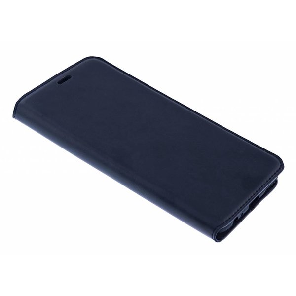 Merkloos Luxe Zwart TPU / PU Leder Flip Cover met Magneetsluiting Huawei Mate 10 Lite