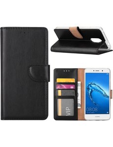 Merkloos Samsung Galaxy A5 2017 Portemonnee hoesje Zwart