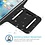 Merkloos Universele Zwart Sportarmband met Sleuterhouder voor de iPhone 8Plus/7Plus/6(s) Plus