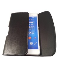 Merkloos Xperia Z3 Riem holster case hoesje