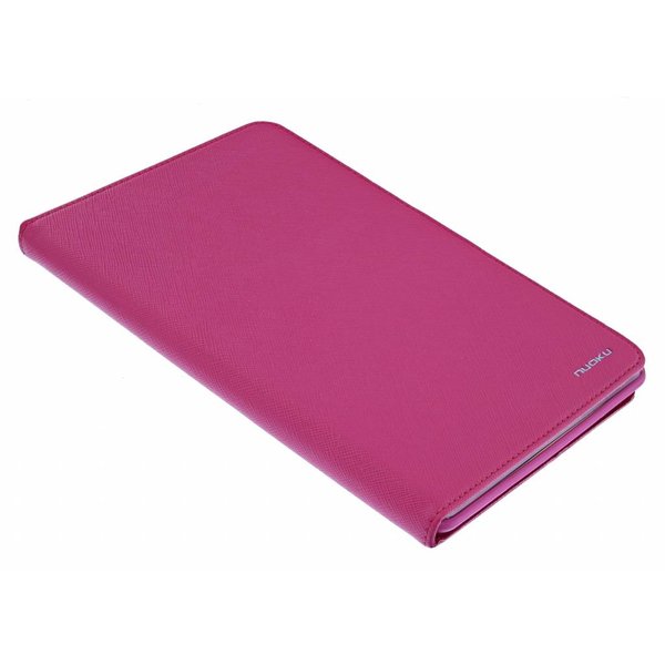 Nuoku Nuoku Roze TPU BookType Hoesje met Standaard Geschikt Voor iPad mini 3 / 2 / 1