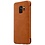 Nillkin Bruin Qin Leather slim booktype hoesje voor Geschikt voor Samsung Galaxy S9+