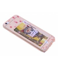 OU case Kat & Bloemen Rose Goud TPU backcover iPhone 6 Plus / 6S Plus