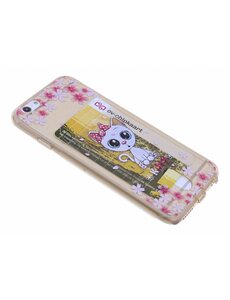 OU case Poesje & Bloemen Goud TPU backcover iPhone 6 / 6S