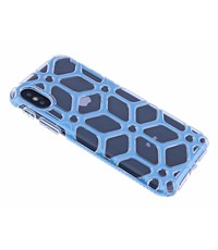 Merkloos iPhone X / Xs Design Blauw Hard Case TPU Hoesje