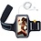 Merkloos Universele Zwart Sportarmband met Sleuterhouder Huawei P20 / P20 Lite