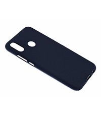 Merkloos Huawei P20 Lite Case Zwart TPU Hoesje Matte Finish Slim Profile