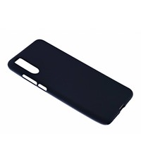 Merkloos Huawei P20 Pro Case Zwart TPU Hoesje Matte Finish Slim Profile