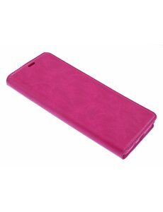 Merkloos Luxe Roze TPU / PU Leder Flip Cover met Magneetsluiting Samsung Galaxy Note 8