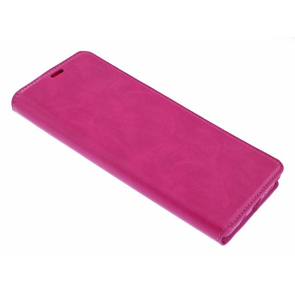 Merkloos Luxe Roze TPU / PU Leder Flip Cover met Magneetsluiting Samsung Galaxy Note 8