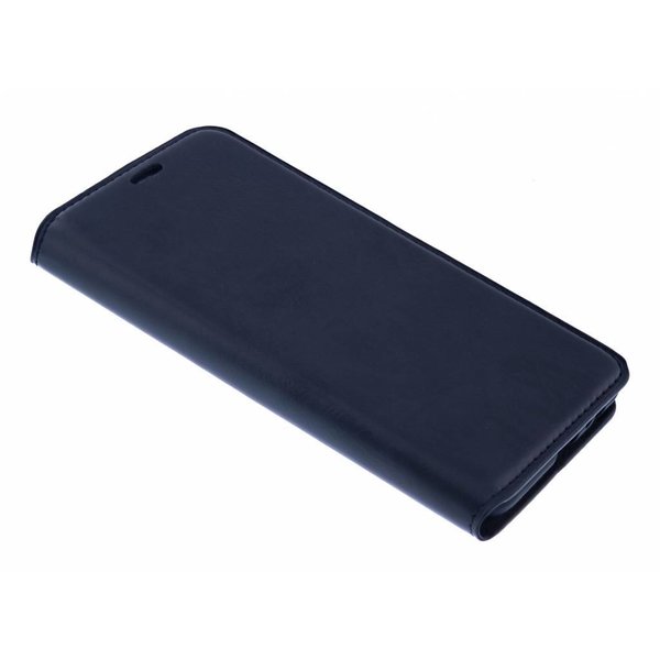 Merkloos Luxe Zwart TPU / PU Leder Flip Cover met Magneetsluiting Samsung Galaxy Note 8