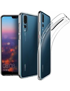 Merkloos Huawei P20 Pro silicone hoesje - case - transparant