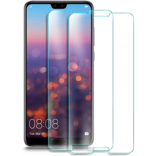 Merkloos 2 Pack - Huawei P20 Pro Screenprotector / Beschermglas GlazenTempered Glass