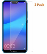 Merkloos 2 Pack - Huawei P20 Screenprotector / GlazenTempered Glass