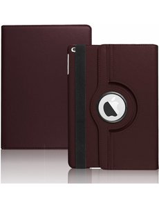 Merkloos Apple iPad 9.7 (2018) hoesje 360° draaibaar Bruin
