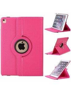 Merkloos Apple iPad 9.7 (2018) hoesje 360° draaibaar Roze