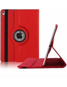 Merkloos Apple iPad 9.7 (2018) hoesje 360° draaibaar Rood