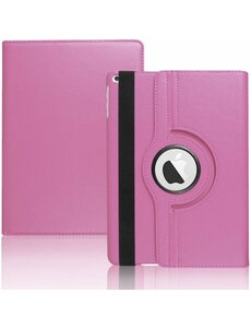 Merkloos Apple iPad 9.7 (2018) hoesje 360° draaibaar Licht Roze