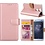 Merkloos Sony Xperia XA2 Portmeonnee cover hoesje / boektype case Rose Goud