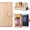 Merkloos Sony Xperia XA2 Portmeonnee cover hoesje / boektype case Champagne Goud