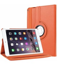 Merkloos Apple iPad 9.7 (2017) hoesje 360° draaibaar Oranje