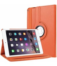 Merkloos Apple iPad 9.7 (2018) hoesje 360° draaibaar Oranje