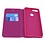 Merkloos Luxe Roze TPU / PU Leder Flip Cover met Magneetsluiting Huawei P Smart