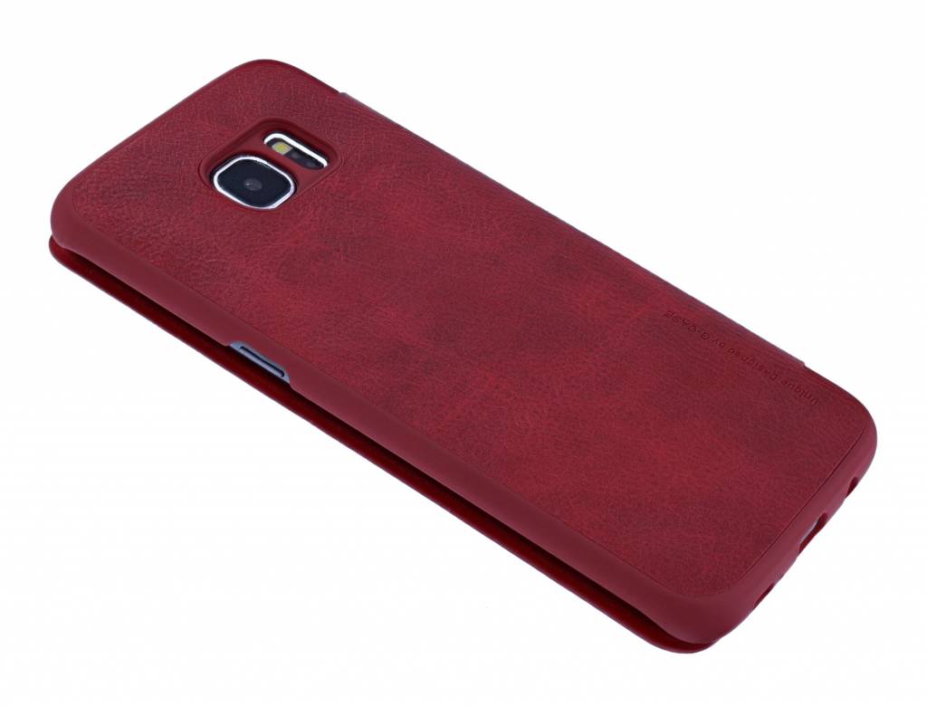 heerser Jumping jack Sandy G - Case Rood Kunstleer Flip Cover Hoesje Samsung Galaxy S7 Edge -  Phonecompleet.nl