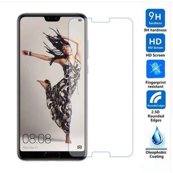 Merkloos Huawei P20 Tempered Glass / Beschermglas Screenprotector