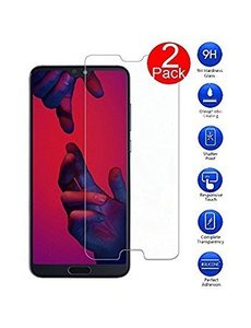 Merkloos Huawei P20 2Pack / 2X Tempered Glass / Beschermglas Screenprotector