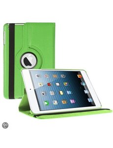 Merkloos iPad Mini 3 hoesje Multi-stand Case 360 graden draaibare Beschermhoes groen
