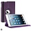 Merkloos iPad Mini 3 hoesje Multi-stand Case 360 graden draaibare Beschermhoes paars