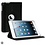 Merkloos iPad Mini 1 / 2 / 3 hoesje Multi-stand Case 360 graden draaibare Beschermhoes zwart