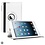 Merkloos iPad Mini 3 hoesje Multi-stand Case 360 graden draaibare Beschermhoes Wit