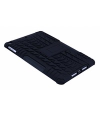 Merkloos - iPad 9.7 inch (2018) & (2017) Dual Layer Shockproof TPU backcover Zwart