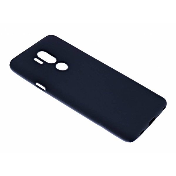 Merkloos LG - G 7 Case Zwart TPU Hoesje Matte Finish Slim Profile