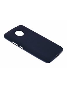 Merkloos Motorola Moto E4 Plus Case Zwart TPU Hoesje Matte Finish Slim Profile
