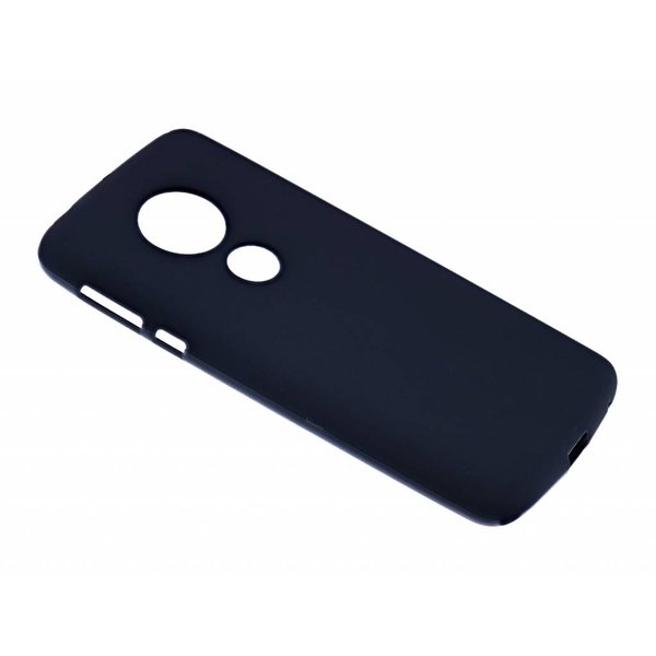 Merkloos Motorola Moto E5 Case Zwart TPU Hoesje Matte Finish Slim Profile