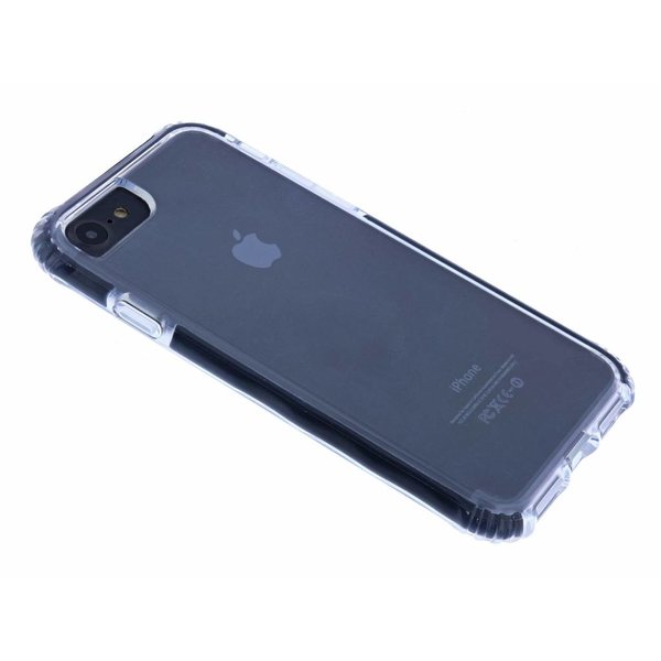 Merkloos iPhone 8 / 7 Premium Transparent & Anti Shock TPU Hoesje Zwart